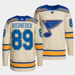 St. Louis Blues Pavel Buchnevich Winter Classic Cream Jersey