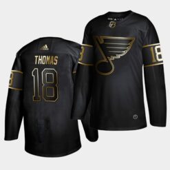 St. Louis Blues Robert Thomas Golden Edition Black Jersey