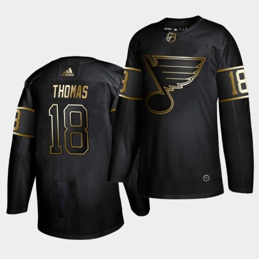 St. Louis Blues Robert Thomas Golden Edition Black Jersey