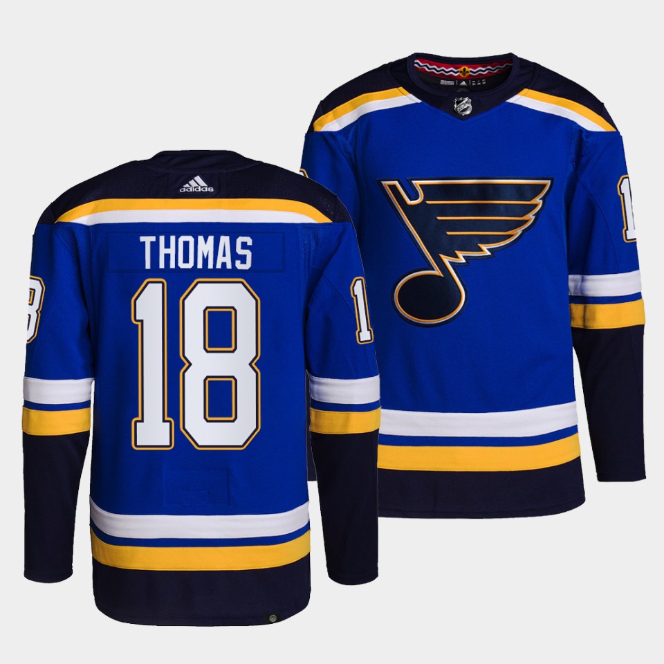 St. Louis Blues Robert Thomas Home Blue Jersey St. Louis Blues Robert Thomas Home Blue Jersey