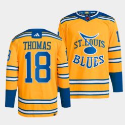 St. Louis Blues Robert Thomas Reverse Yellow Jersey