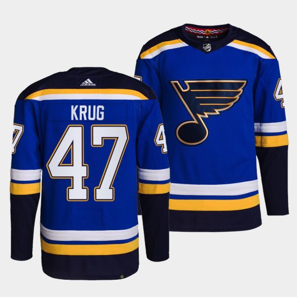 St. Louis Blues Torey Krug Home Blue Jersey St. Louis Blues Torey Krug Home Blue Jersey
