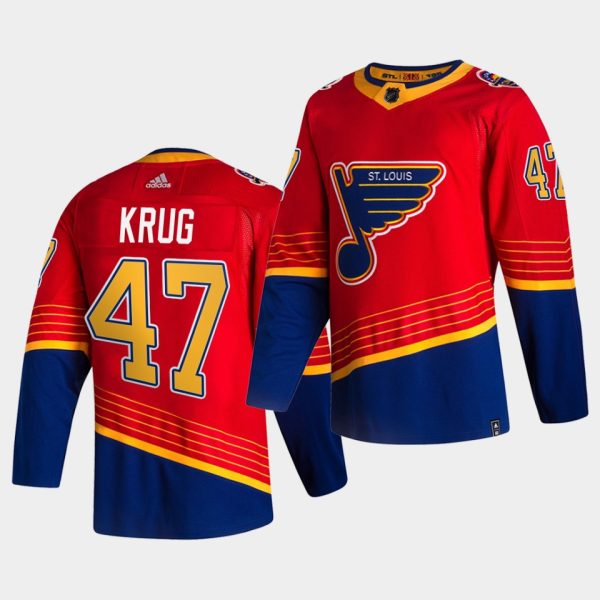 St. Louis Blues Torey Krug Reverse Red Special Edition Jersey St. Louis Blues Torey Krug Reverse Red Special Edition Jersey