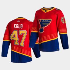 St. Louis Blues Torey Krug Reverse Red Special Edition Jersey
