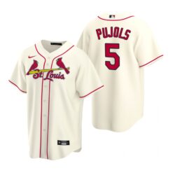 St. Louis Cardinals Albert Pujols Cream Replica Alternate Jersey