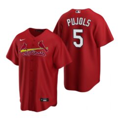 St. Louis Cardinals Albert Pujols Red Replica Alternate Jersey