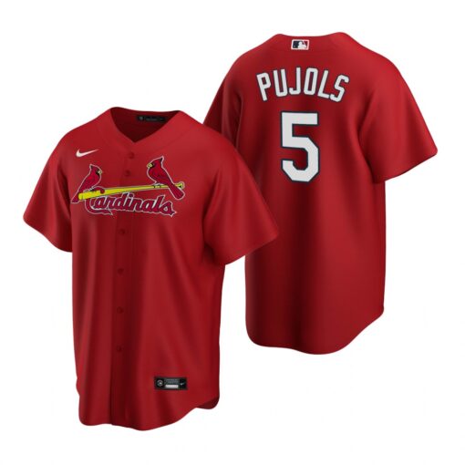 St. Louis Cardinals Albert Pujols Red Replica Alternate Jersey