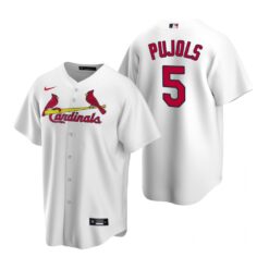 St. Louis Cardinals Albert Pujols White Replica Home Jersey