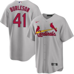 St. Louis Cardinals Alec Burleson Gray Road Replica Jersey
