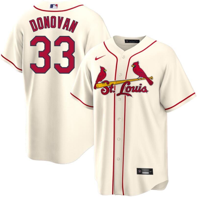 St. Louis Cardinals Brendan Donovan Cream Alternate Replica Jersey St. Louis Cardinals Brendan Donovan Cream Alternate Replica Jersey
