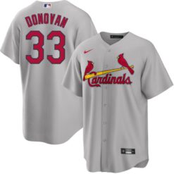 St. Louis Cardinals Brendan Donovan Gray Road Replica Jersey
