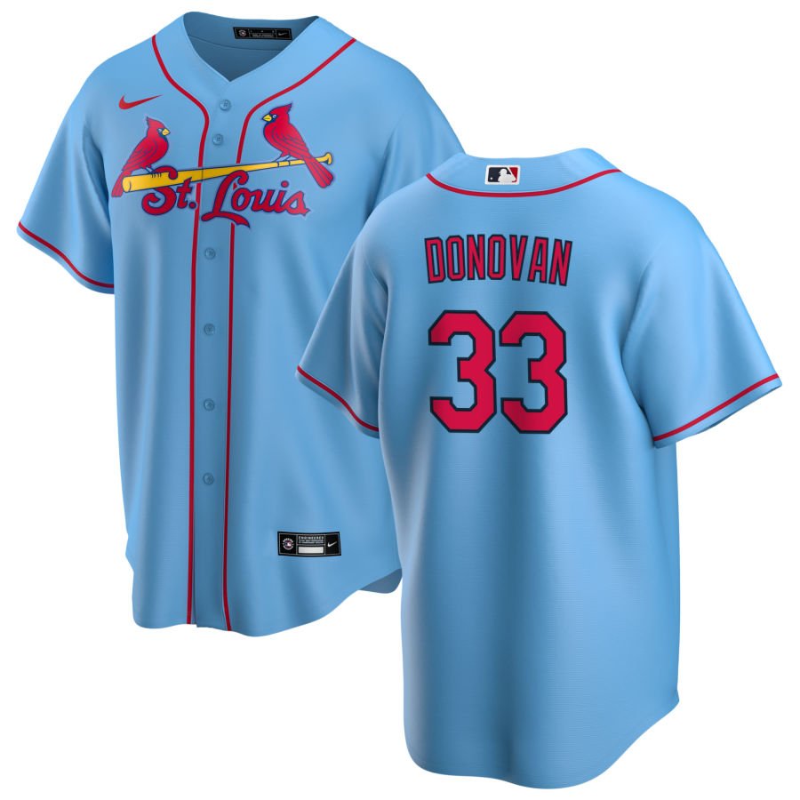 St. Louis Cardinals Brendan Donovan Light Blue Alternate Replica Jersey St. Louis Cardinals Brendan Donovan Light Blue Alternate Replica Jersey