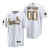 St. Louis Cardinals Custom White Home Replica Jersey