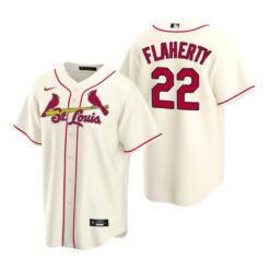 St. Louis Cardinals Jack Flaherty Cream Alternate Replica Jersey