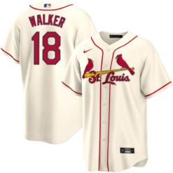 St. Louis Cardinals Jordan Walker Cream Alternate Replica Jersey