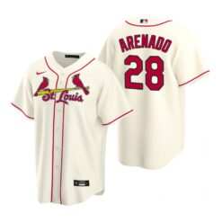 St. Louis Cardinals Nolan Arenado Cream Replica Alternate Jersey