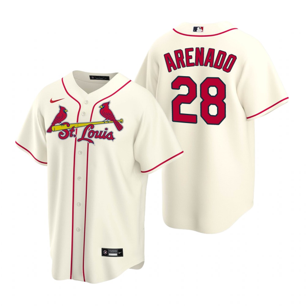 St. Louis Cardinals Nolan Arenado Cream Replica Alternate Jersey St. Louis Cardinals Nolan Arenado Cream Replica Alternate Jersey