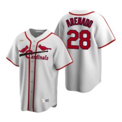 St. Louis Cardinals Nolan Arenado White Cooperstown Collection Jersey