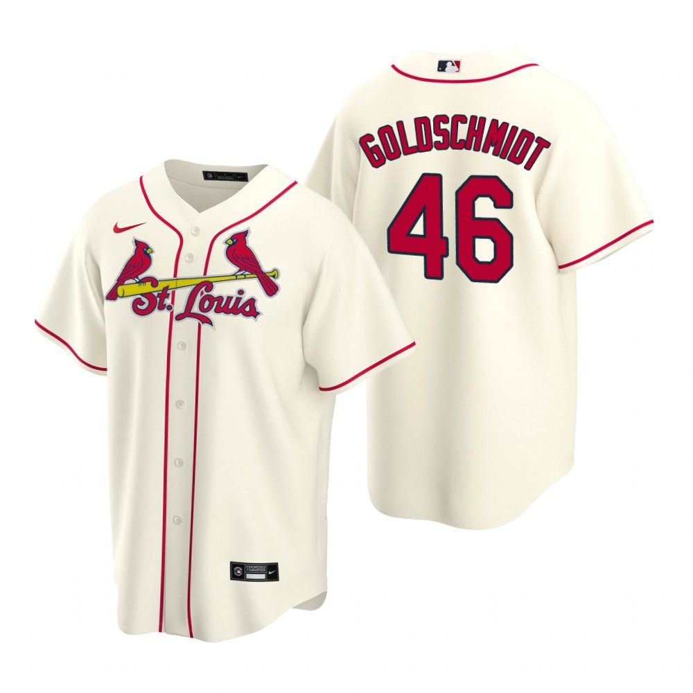 St. Louis Cardinals Paul Goldschmidt Cream Alternate Replica Jersey St. Louis Cardinals Paul Goldschmidt Cream Alternate Replica Jersey