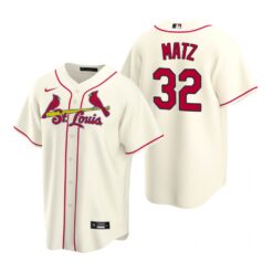 St. Louis Cardinals Steven Matz Cream Alternate Replica Jersey