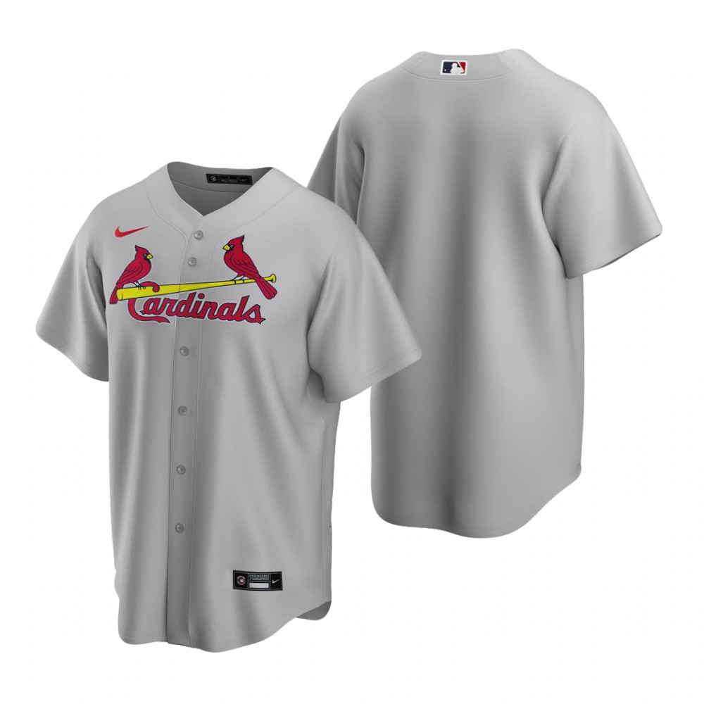 St. Louis Cardinals Team Gray Replica Road Jersey St. Louis Cardinals Team Gray Replica Road Jersey