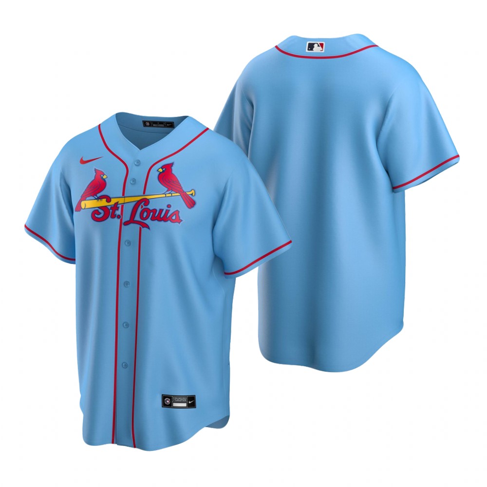 St. Louis Cardinals Team Light Blue Replica Alternate Jersey St. Louis Cardinals Team Light Blue Replica Alternate Jersey