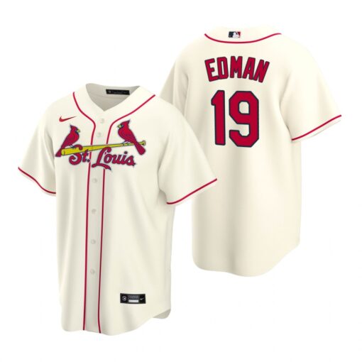 St. Louis Cardinals Tommy Edman Cream Alternate Replica Jersey