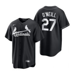 St. Louis Cardinals Tyler O’neill Black White Fashion Replica Jersey