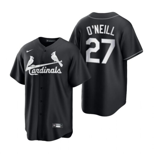 St. Louis Cardinals Tyler O’neill Black White Fashion Replica Jersey