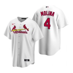 St. Louis Cardinals Yadier Molina White Replica Home Jersey