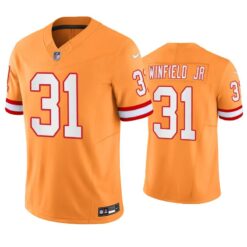 Tampa Bay Buccaneers Antoine Winfield Jr. Orange Throwback Limited Jersey