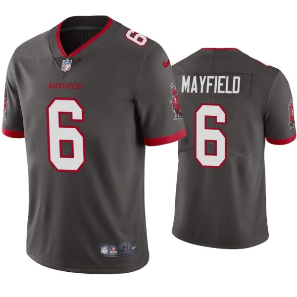 Tampa Bay Buccaneers Baker Mayfield Pewter Limited Jersey Tampa Bay Buccaneers Baker Mayfield Pewter Limited Jersey
