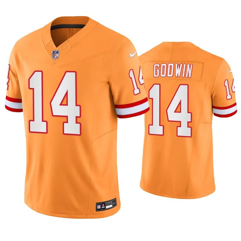 Tampa Bay Buccaneers Chris Godwin Orange Throwback Limited Jersey Tampa Bay Buccaneers Chris Godwin Orange Throwback Limited Jersey
