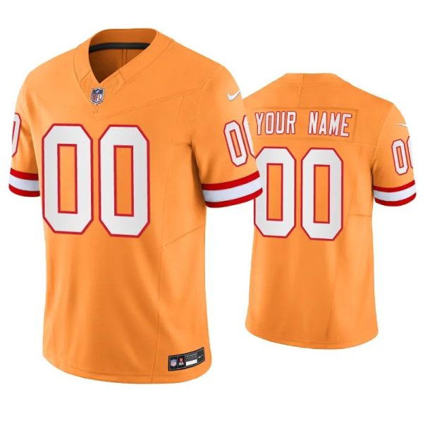 Tampa Bay Buccaneers Custom Orange Throwback Limited Jersey Tampa Bay Buccaneers Custom Orange Throwback Limited Jersey