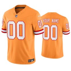 Tampa Bay Buccaneers Custom Orange Throwback Limited Jersey