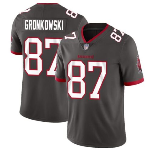 Tampa Bay Buccaneers Rob Gronkowski Pewter Limited Jersey