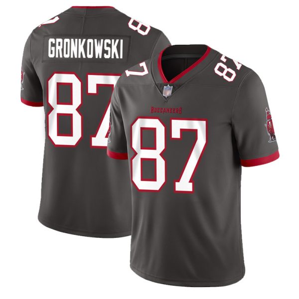 Tampa Bay Buccaneers Rob Gronkowski Pewter Limited Jersey Tampa Bay Buccaneers Rob Gronkowski Pewter Limited Jersey