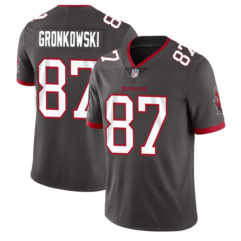 Tampa Bay Buccaneers Rob Gronkowski Pewter Limited Jersey Tampa Bay Buccaneers Rob Gronkowski Pewter Limited Jersey