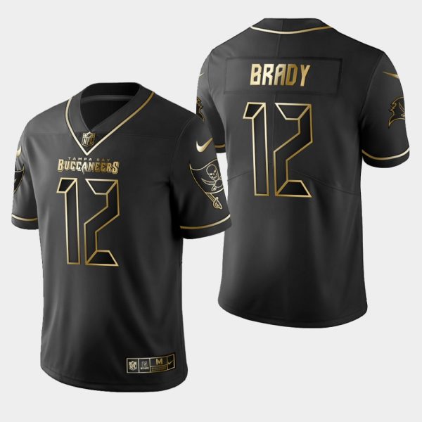 Tampa Bay Buccaneers Tom Brady Black Golden Limited Jersey Tampa Bay Buccaneers Tom Brady Black Golden Limited Jersey
