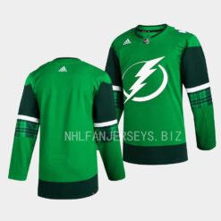 Tampa Bay Lightning 2023 St. Patricks Day Green Jersey