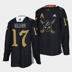 Tampa Bay Lightning Alex Killorn Gasparilla inspired Black Jersey