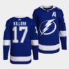 Tampa Bay Lightning Alex Killorn Practice Hockey Fights Cancer Jersey