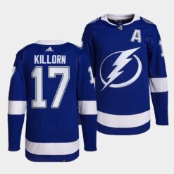 Tampa Bay Lightning Alex Killorn Home Blue Jersey
