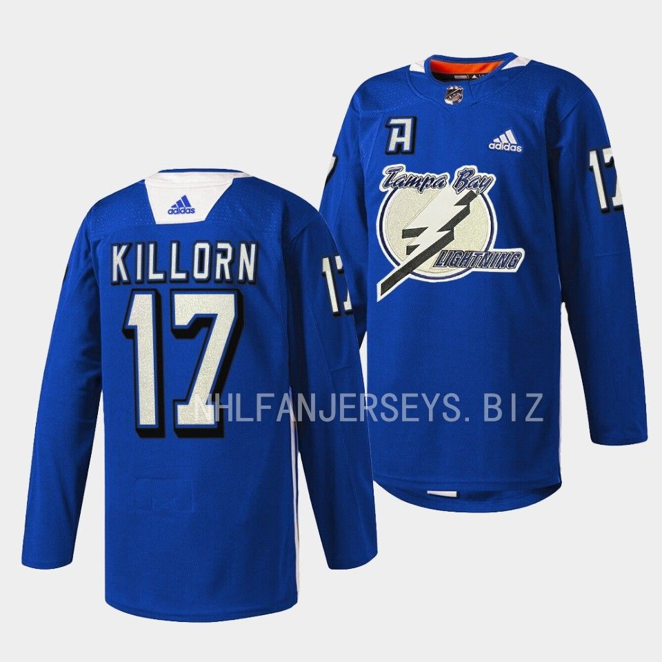 Tampa Bay Lightning Alex Killorn Primary Logo Blue Jersey Tampa Bay Lightning Alex Killorn Primary Logo Blue Jersey