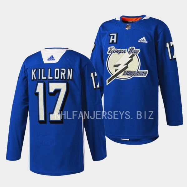 Tampa Bay Lightning Alex Killorn Primary Logo Blue Jersey Tampa Bay Lightning Alex Killorn Primary Logo Blue Jersey