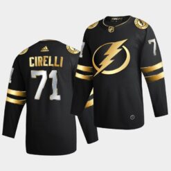 Tampa Bay Lightning Anthony Cirelli Golden Limited Edition Black Jersey