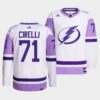 Tampa Bay Lightning Anthony Cirelli Home Blue Jersey