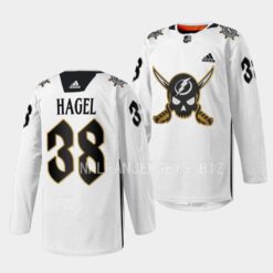 Tampa Bay Lightning Brandon Hagel Gasparilla inspired White Jersey