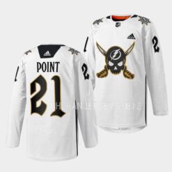 Tampa Bay Lightning Brayden Point Gasparilla inspired White Jersey