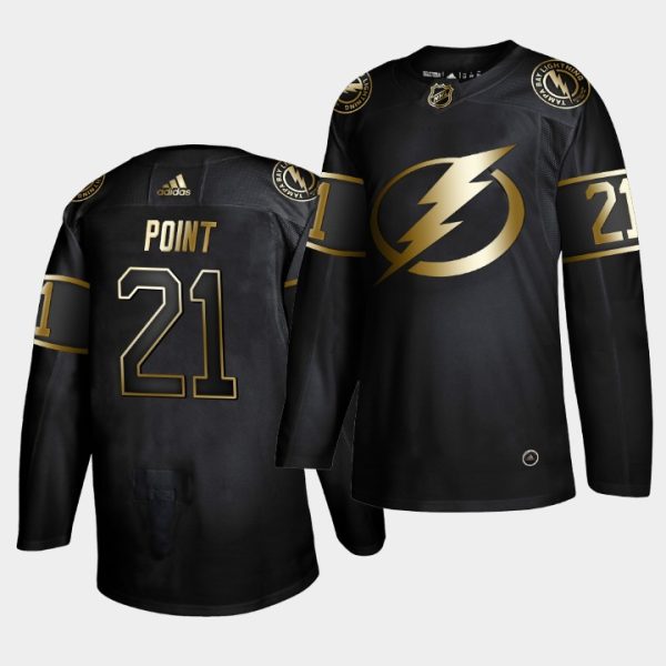 Tampa Bay Lightning Brayden Point Golden Edition Black Jersey Tampa Bay Lightning Brayden Point Golden Edition Black Jersey